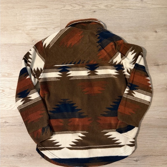 Thread & Supply Aztec Patterned Fleece Jacket - Picture 7 of 8